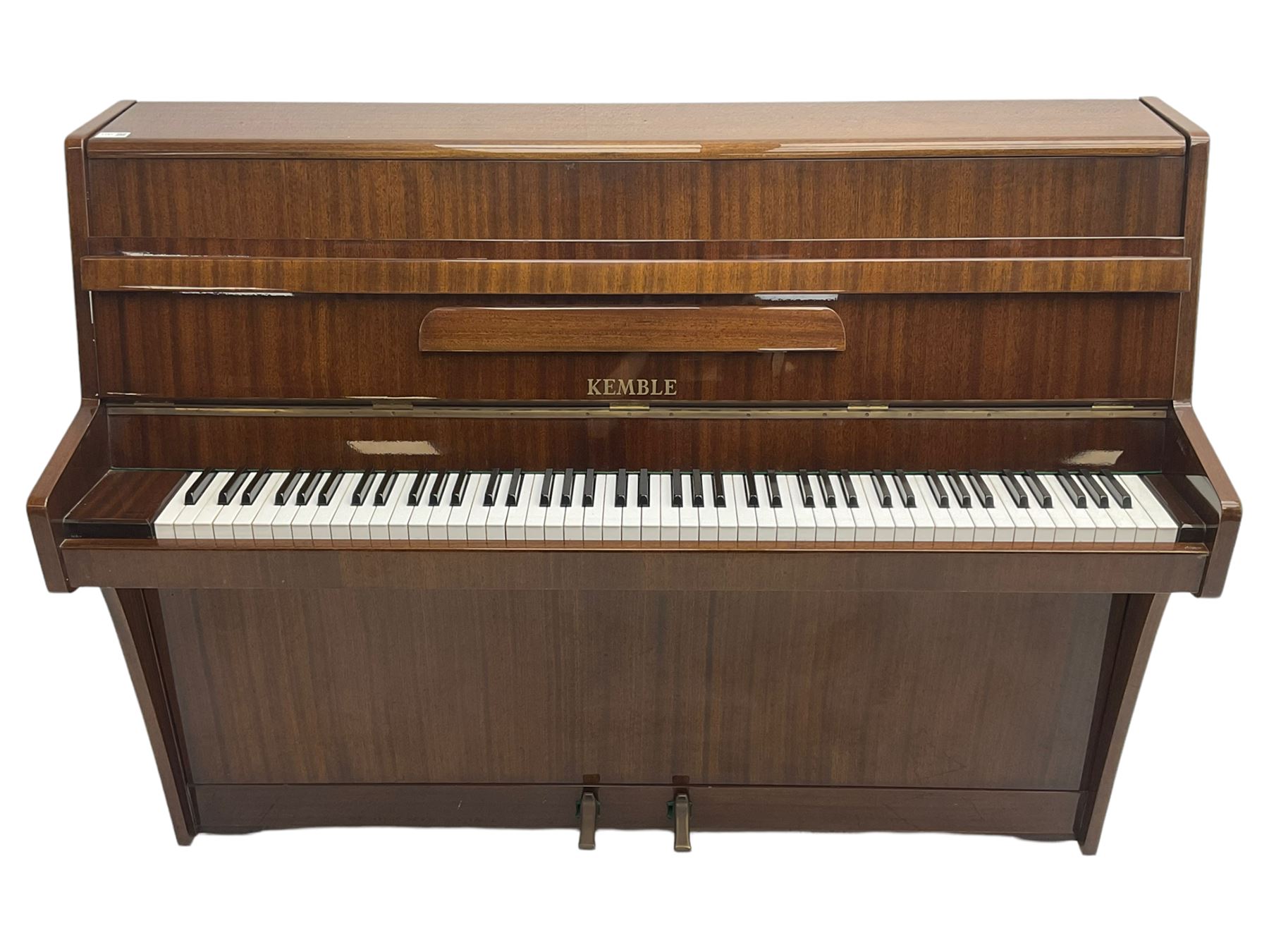 Kemble - upright piano in lacquered mahogany case - Image 7 of 9