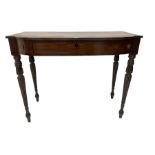 Early 19th century mahogany breakfront side table