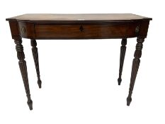 Early 19th century mahogany breakfront side table