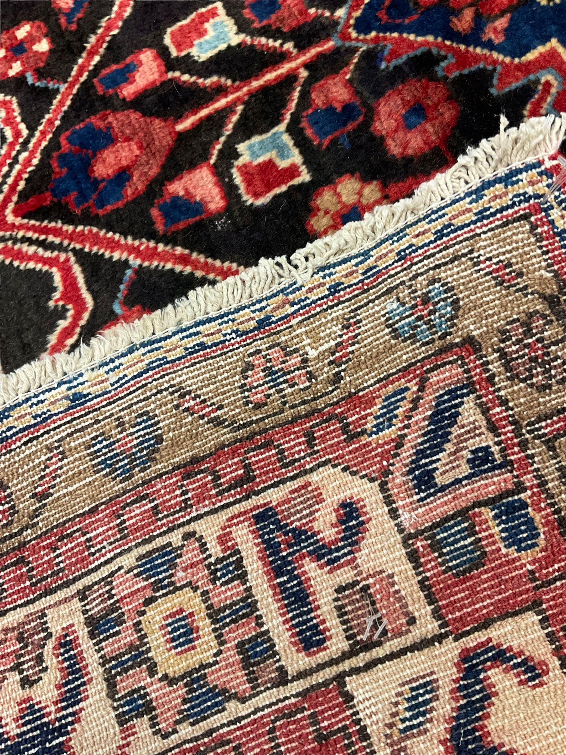 Persian Nahawand blue ground rug - Image 3 of 5