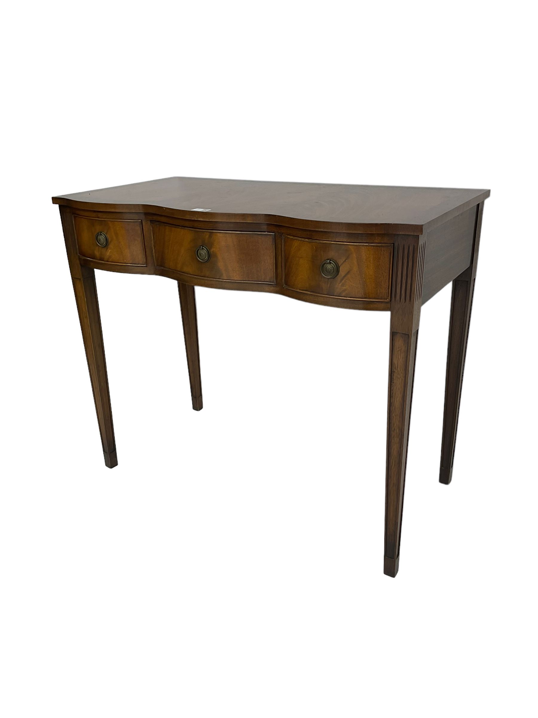 Hunter & Smallpage of York - Georgian design mahogany console table - Image 3 of 6
