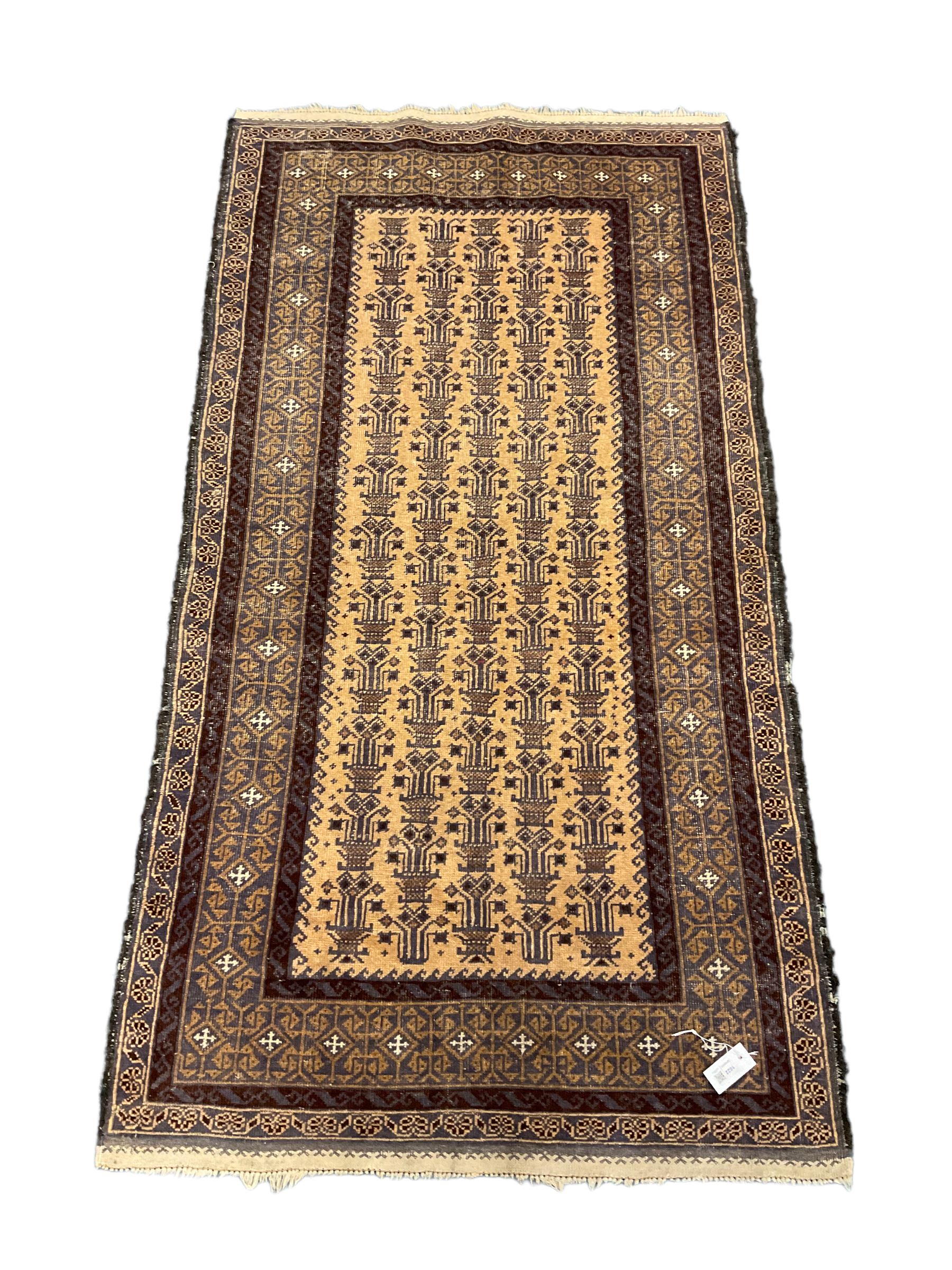 Persian pale ground rug