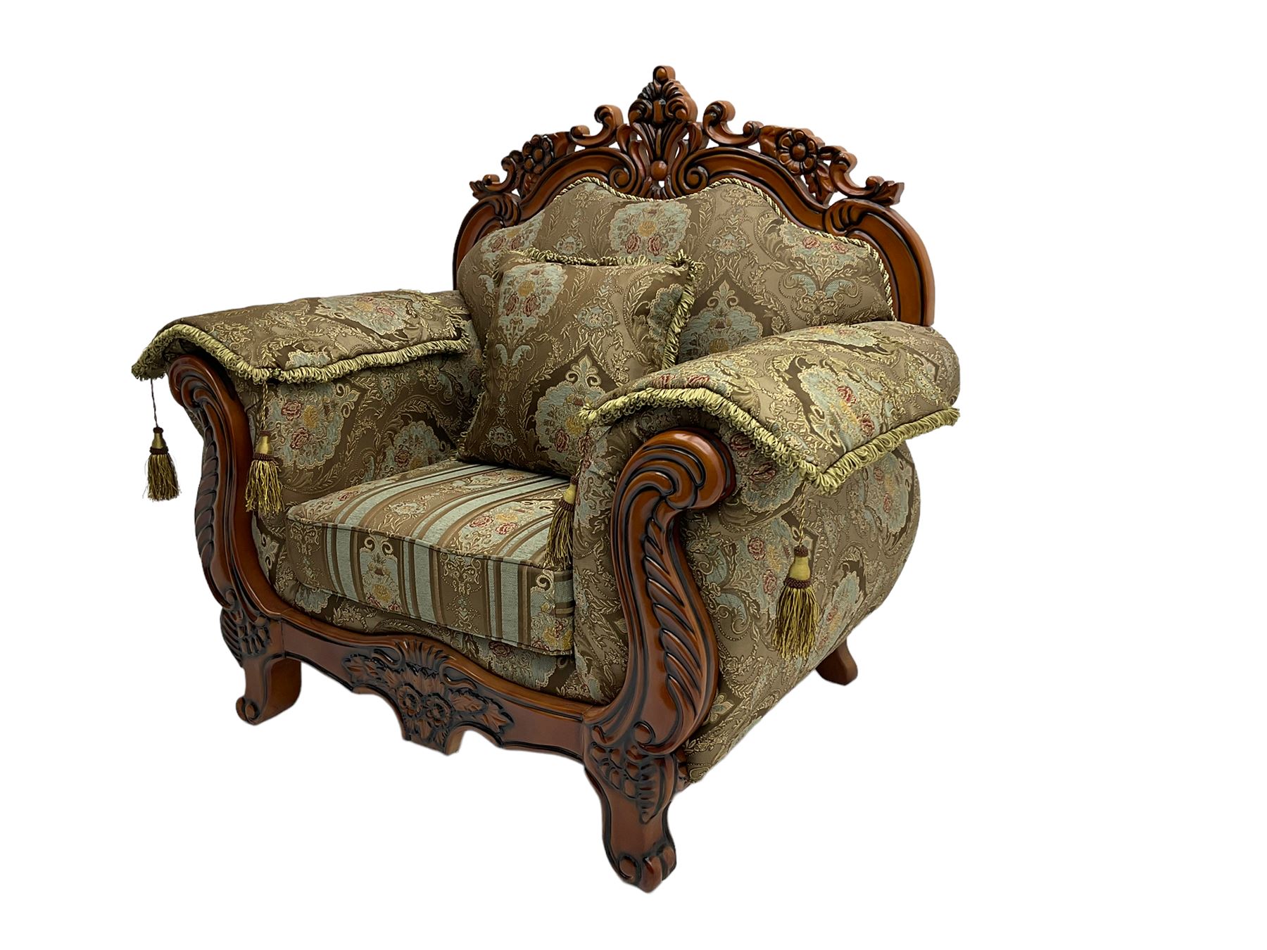 Italian Baroque design armchair - Image 5 of 6