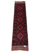 Meshwani red and blue ground runner