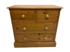 Solid pine chest