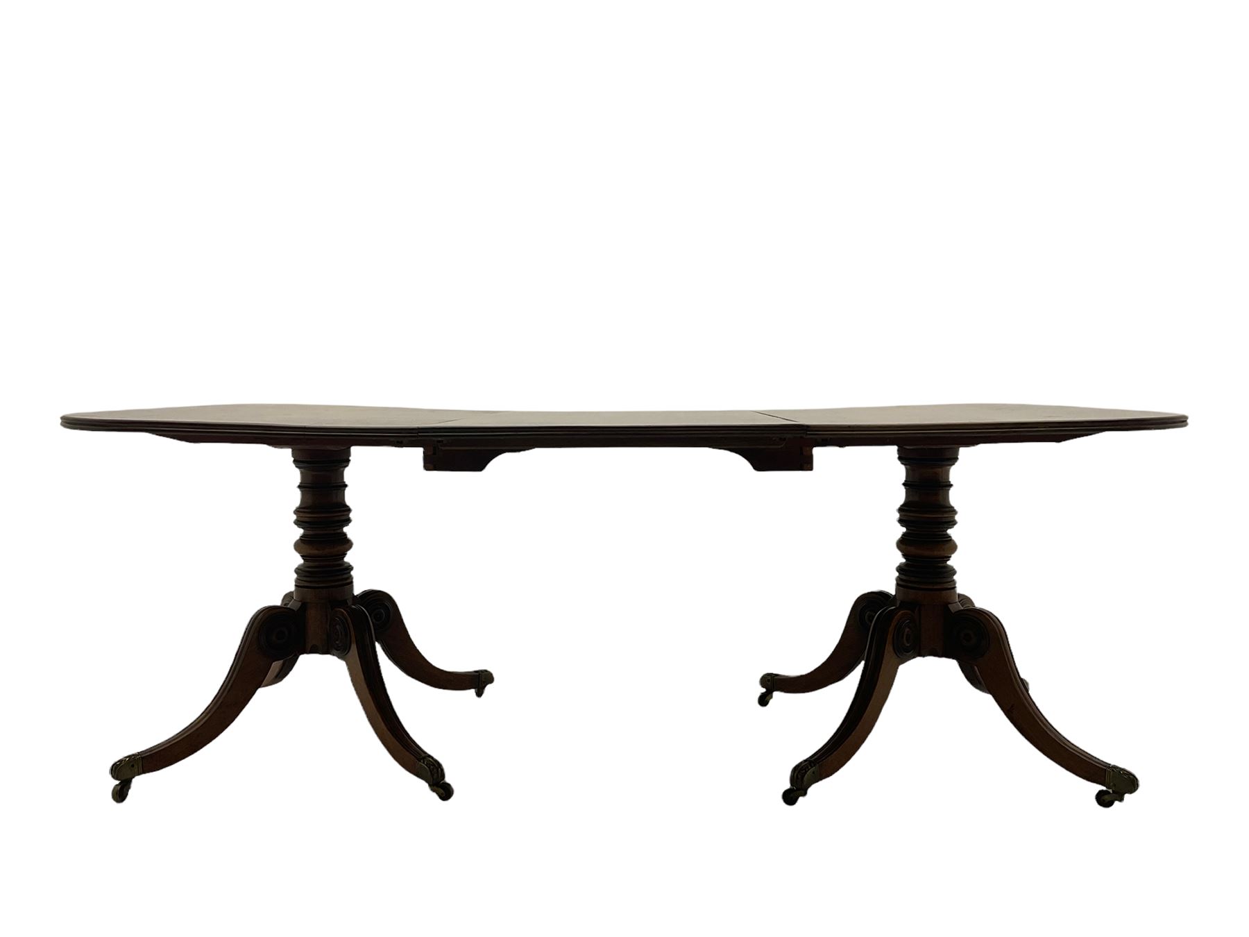 Early 19th century mahogany extending dining table - Image 3 of 9