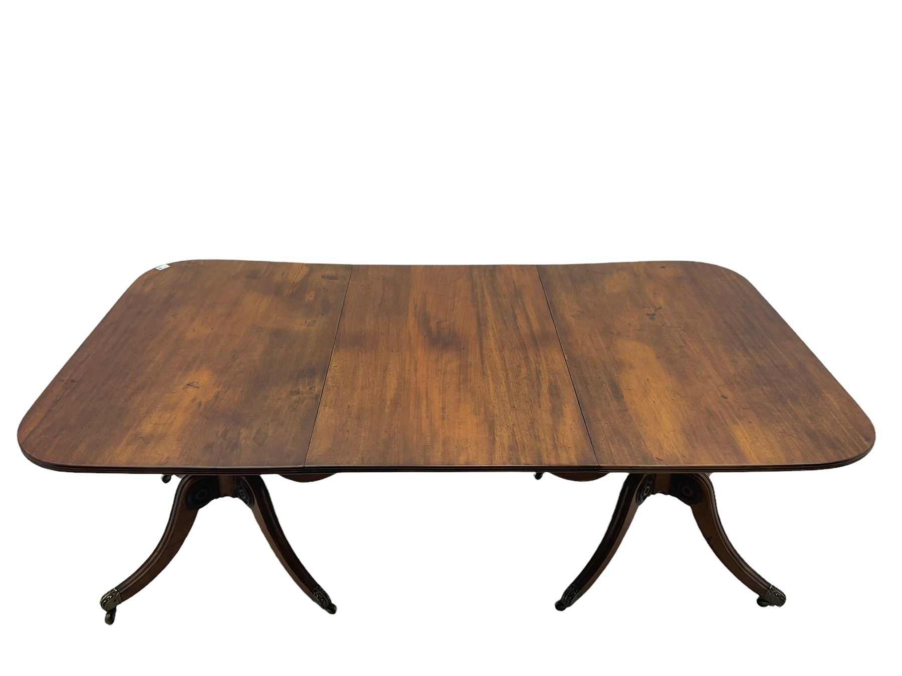 Early 19th century mahogany extending dining table - Image 6 of 9