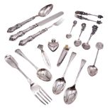 Group of silver flatware