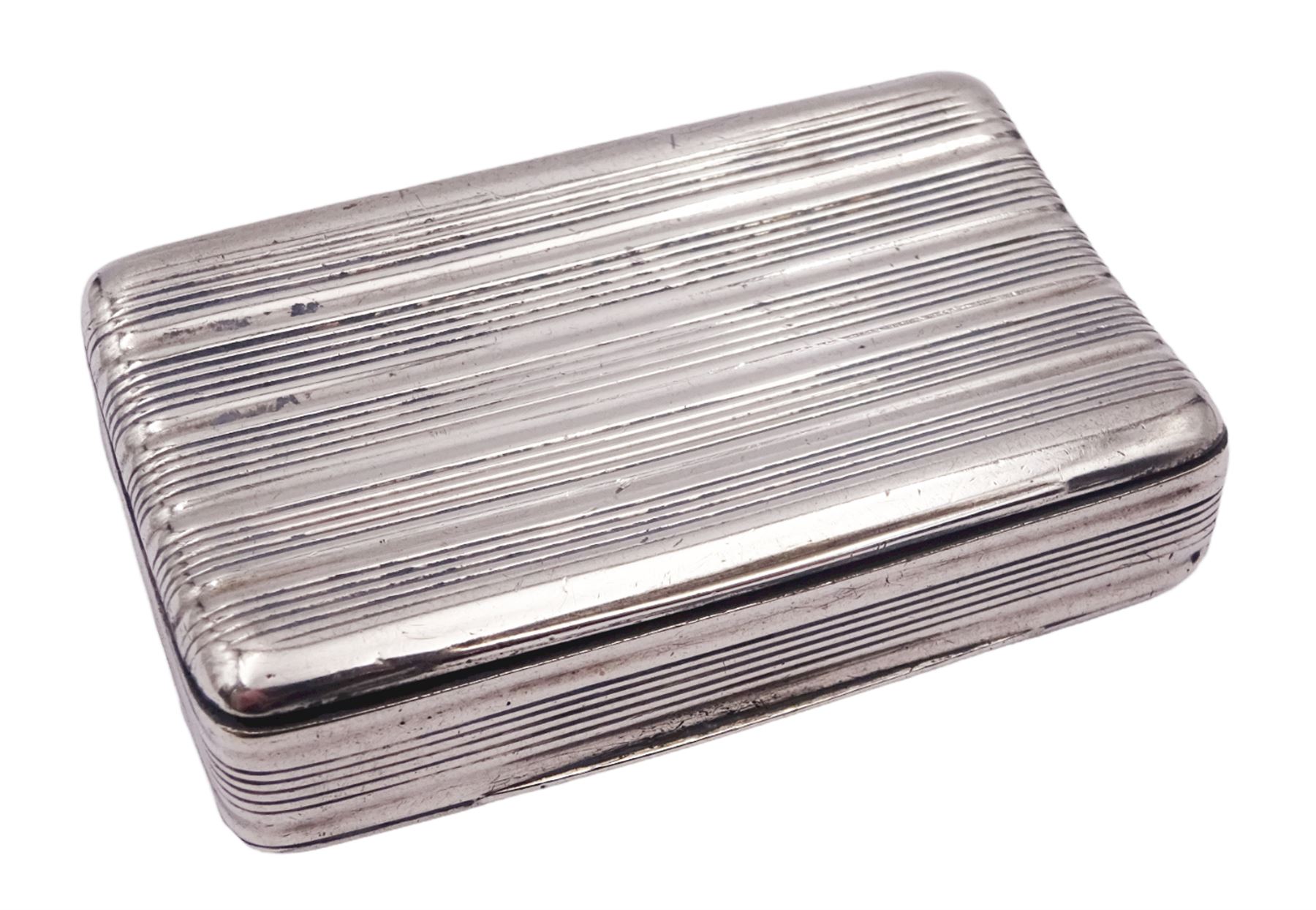 George III silver snuff box