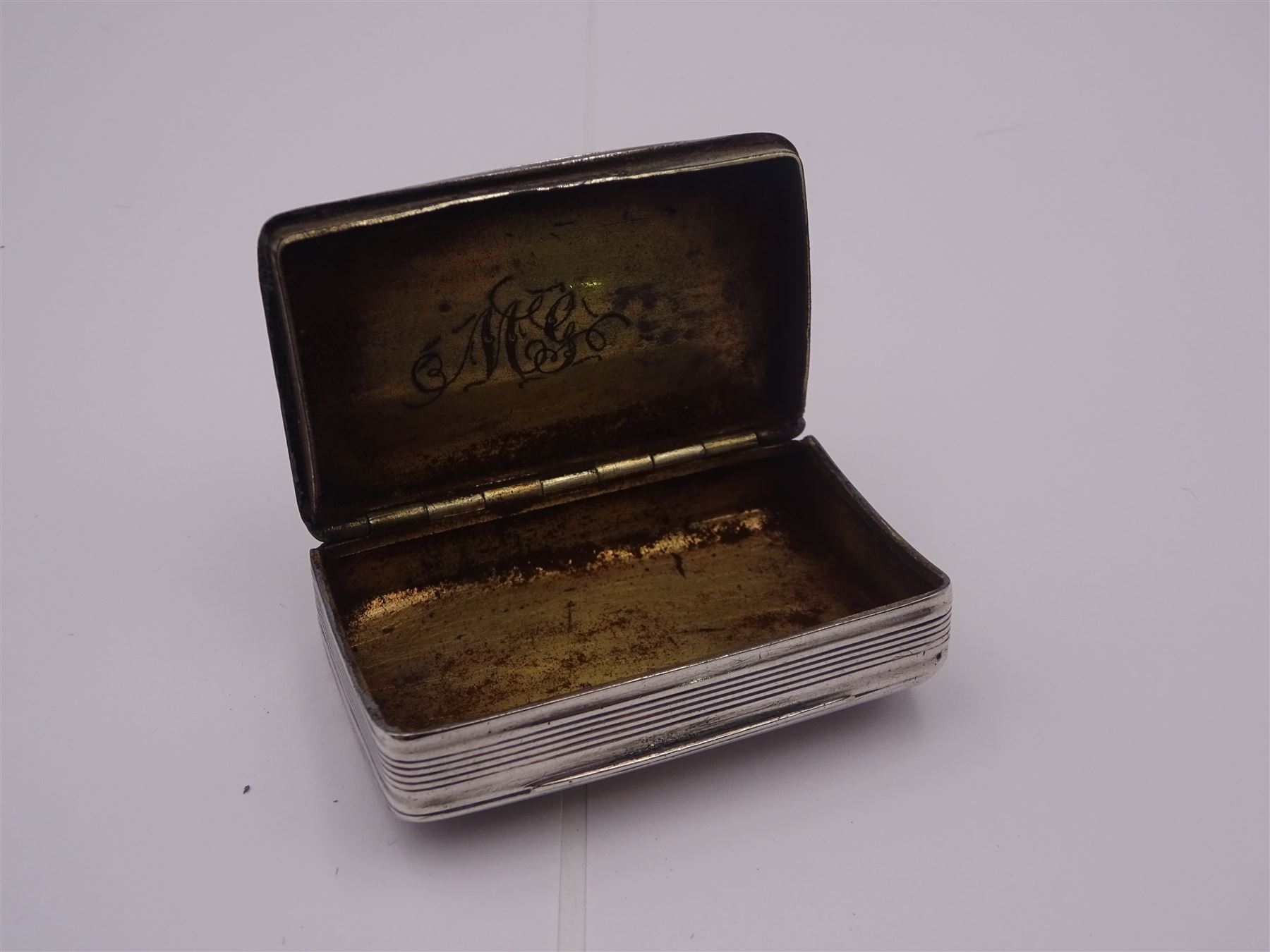 George III silver snuff box - Image 3 of 4