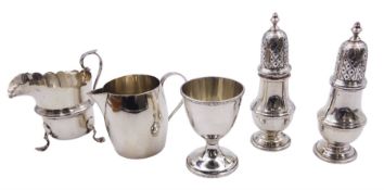 Victorian silver milk jug