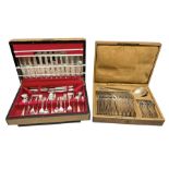 De Montfort cased canteen of silver plated cutlery for six place settings