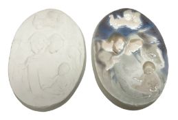 Two rare Lladro Nativity Plaques