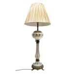 Table lamp in the form of a Victorian oil lamp