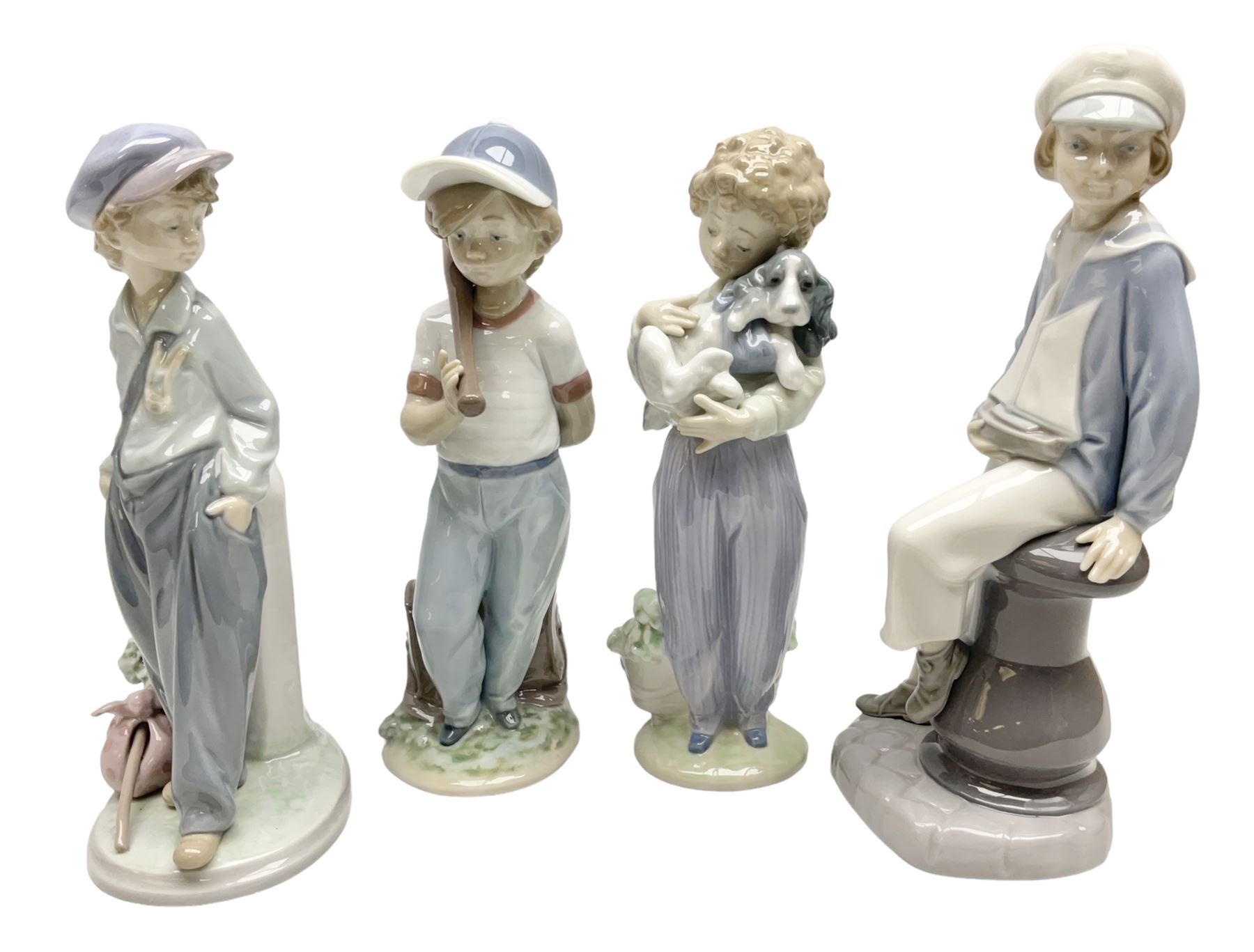 Four Lladro figures