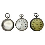 Edwardian silver open face lever fusee pocket watch by Louis Nathan