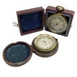 Pocket barometer by W Ecker