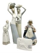 Three Lladro figures