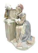 Lladro figure from Norman Rockwell collection