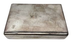 Early 20th century silver plated hunting folding sandwich box