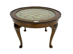 Early 20th century walnut occasional table