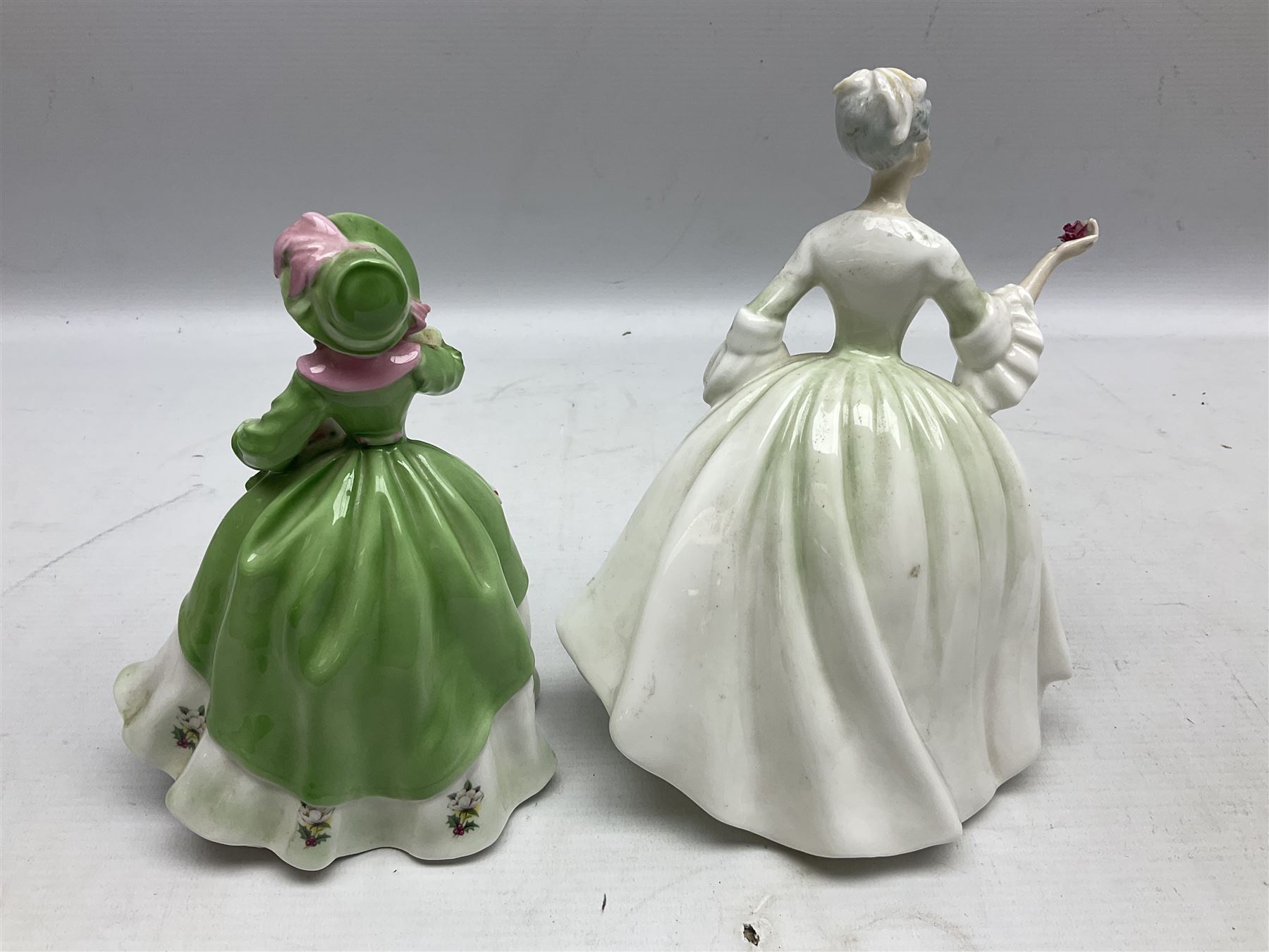 Royal Worcester figure Sweet Holly no 5481 together with Royal Doulton figure Diana n HN2468 - Image 2 of 3