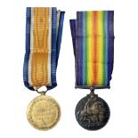 Pair of WWI medals