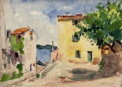 Phillip Naviasky (British 1894-1983): Mediterranean Villa Landscape