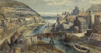 John C Syer (British 1844-1912): Staithes