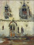 Margaret Parker (Northern British 1925-2012): Mediterranean Villa Facade