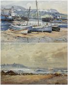 Edward H Simpson (British 1901-1989): 'Early Morning in the South Bay Scarborough'