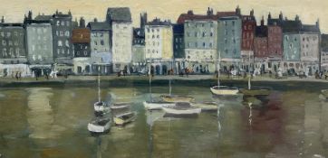 Margaret Parker (Northern British 1925-2012): Harbour Scene