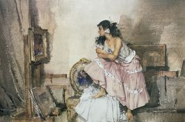 After Sir William Russell Flint (Scottish 1880-1969): 'Model and Critic'