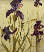 Margaret Parker (Northern British 1925-2012): Still Life of 'Irises'