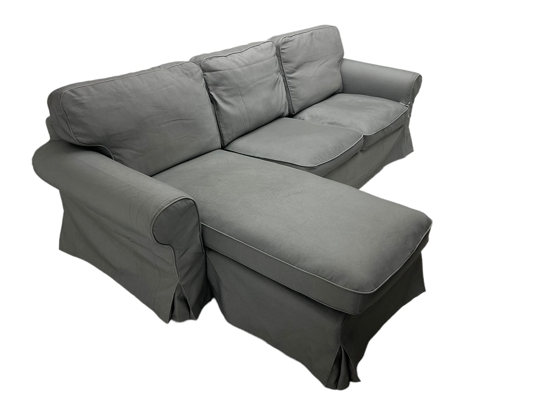 IKEA - 'EKTORP' three seat corner sofa - Image 5 of 6