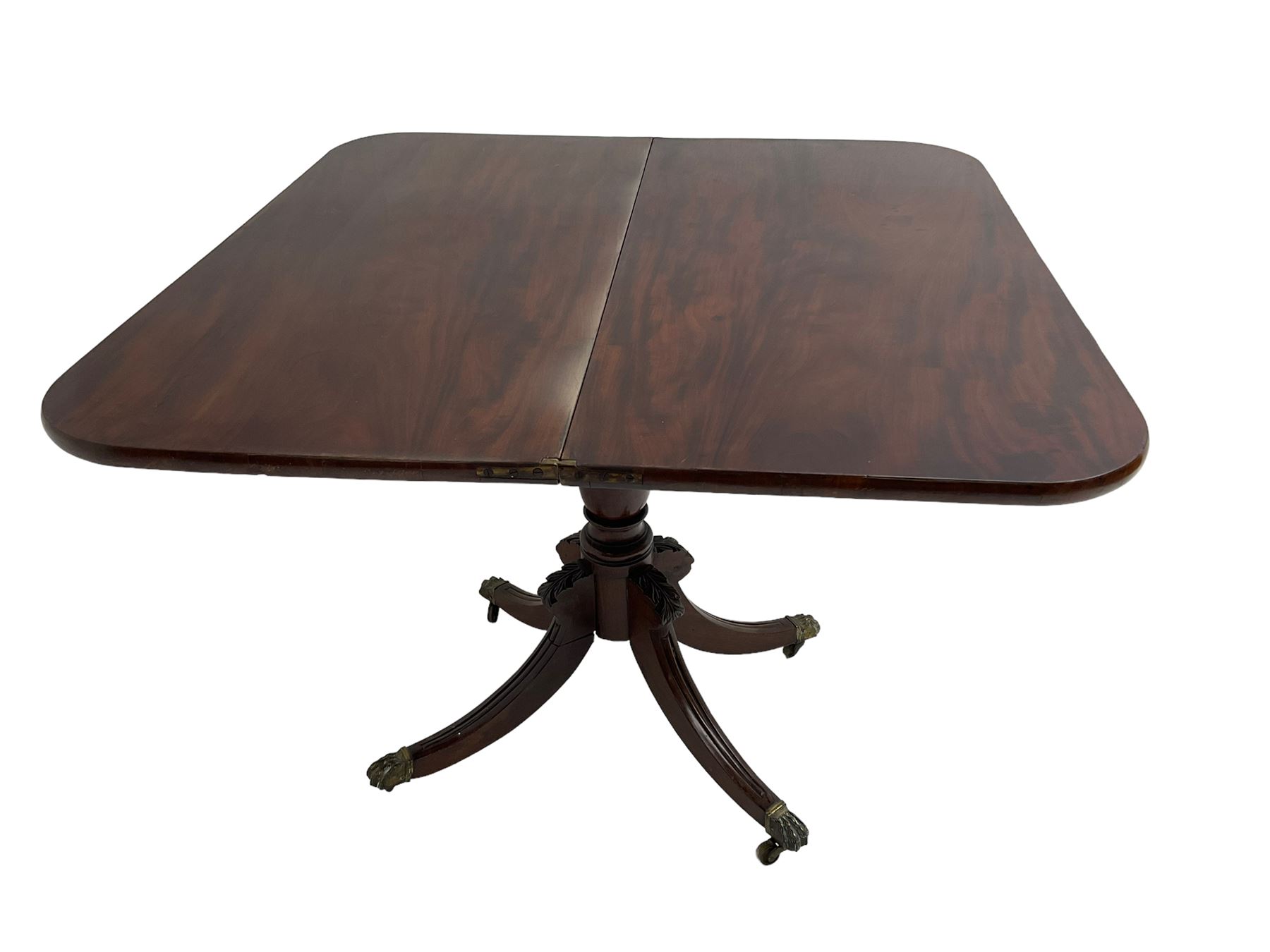 Regency mahogany tea table - Image 5 of 5