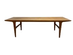 Mid-20th century teak rectangular coffee table