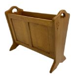 Seahorseman - oak panelled magazine rack