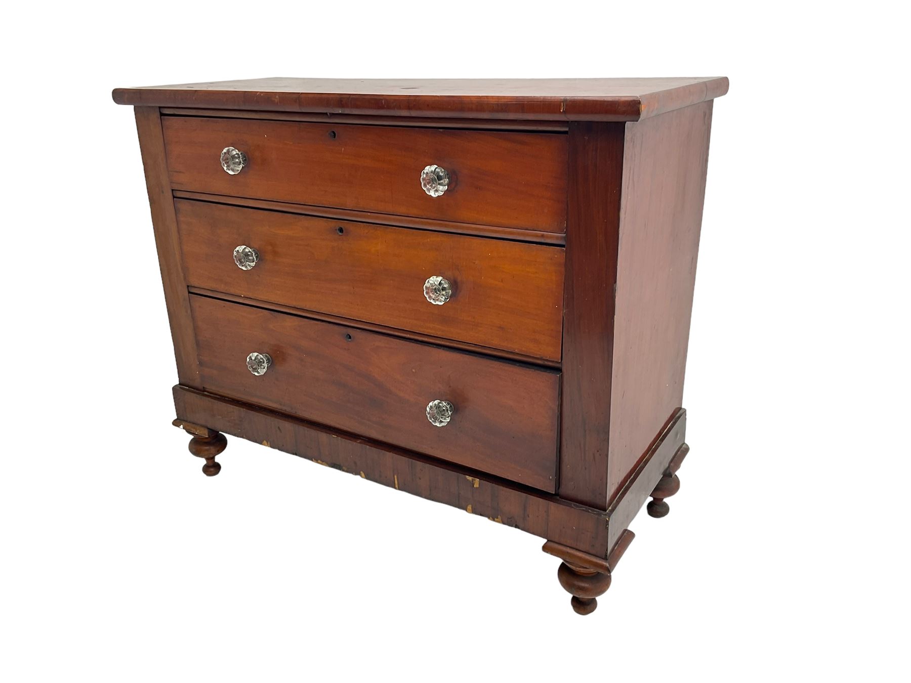 Victorian mahogany chest - Image 3 of 6