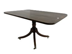 Regency mahogany breakfast table