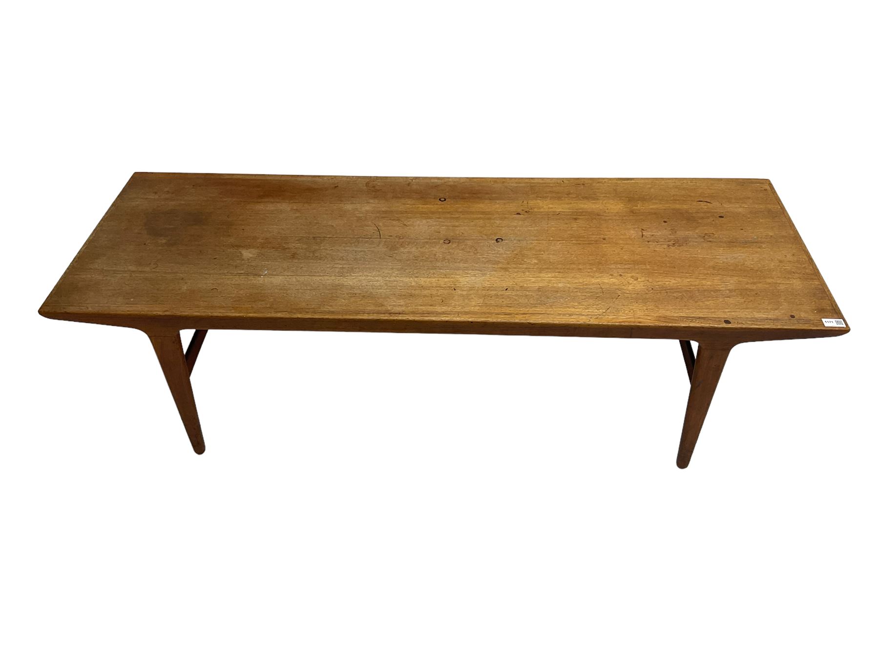 Mid-20th century teak rectangular coffee table - Image 2 of 6