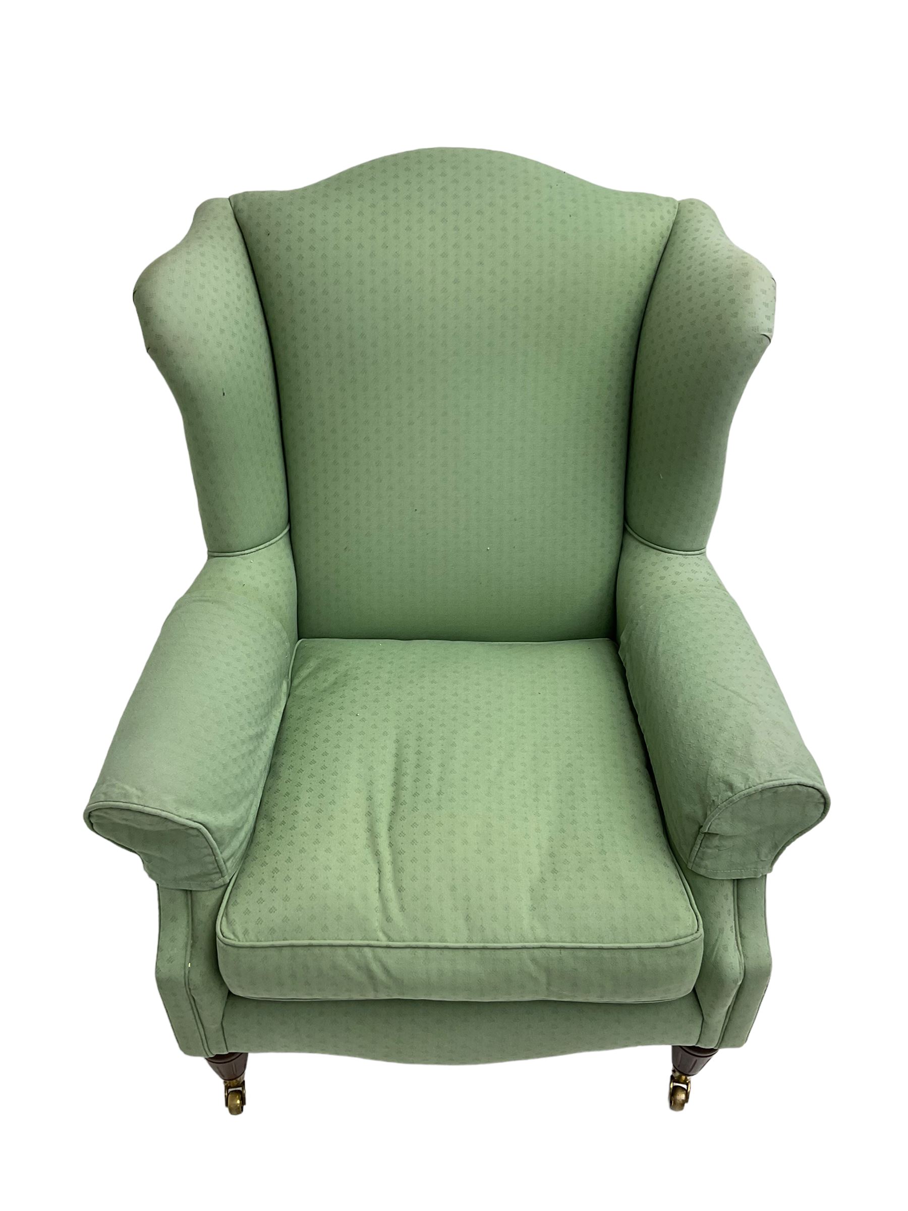 Wingback armchair