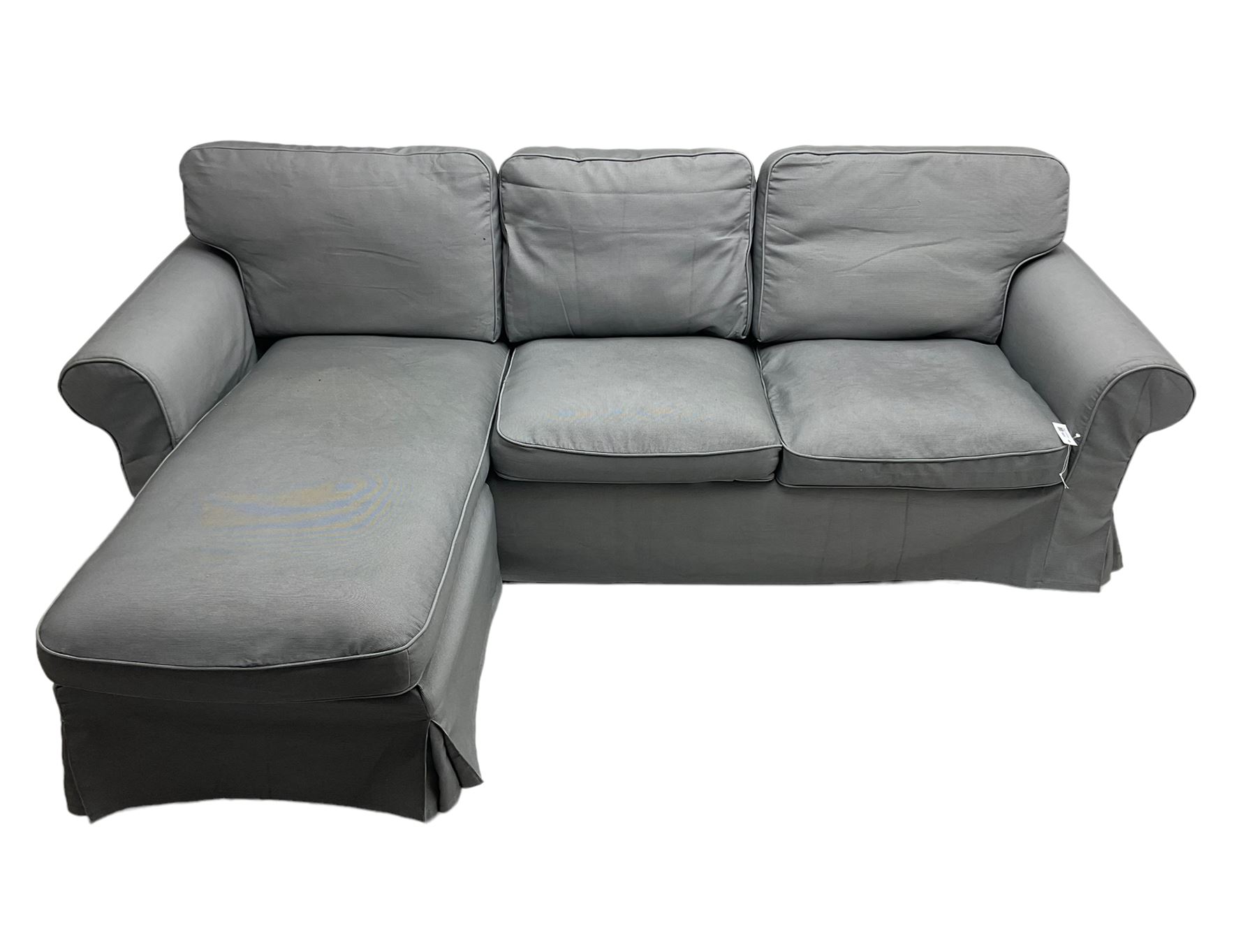 IKEA - 'EKTORP' three seat corner sofa - Image 3 of 6