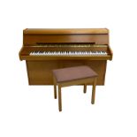 Bentley - teak cased upright piano