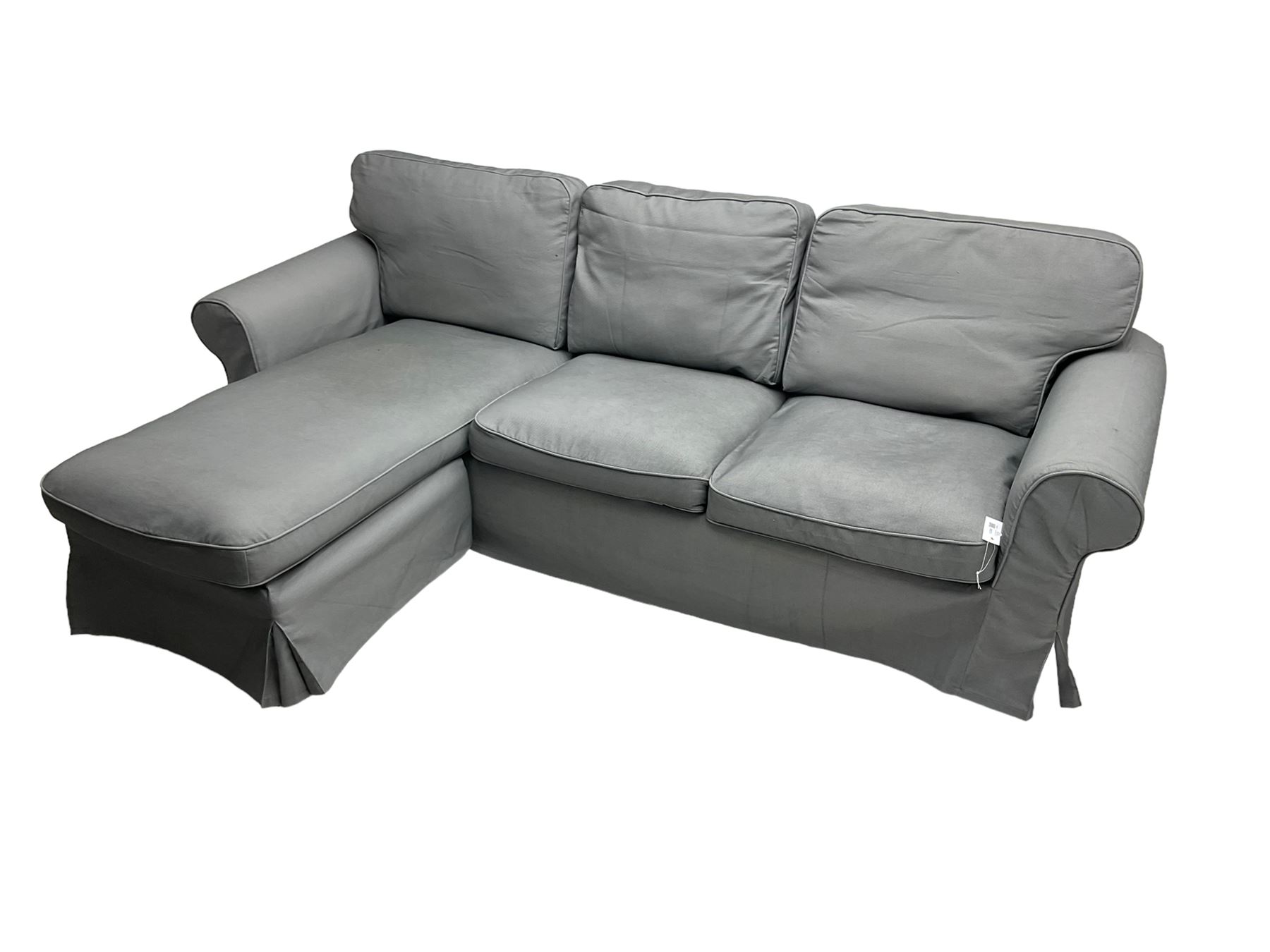 IKEA - 'EKTORP' three seat corner sofa - Image 4 of 6