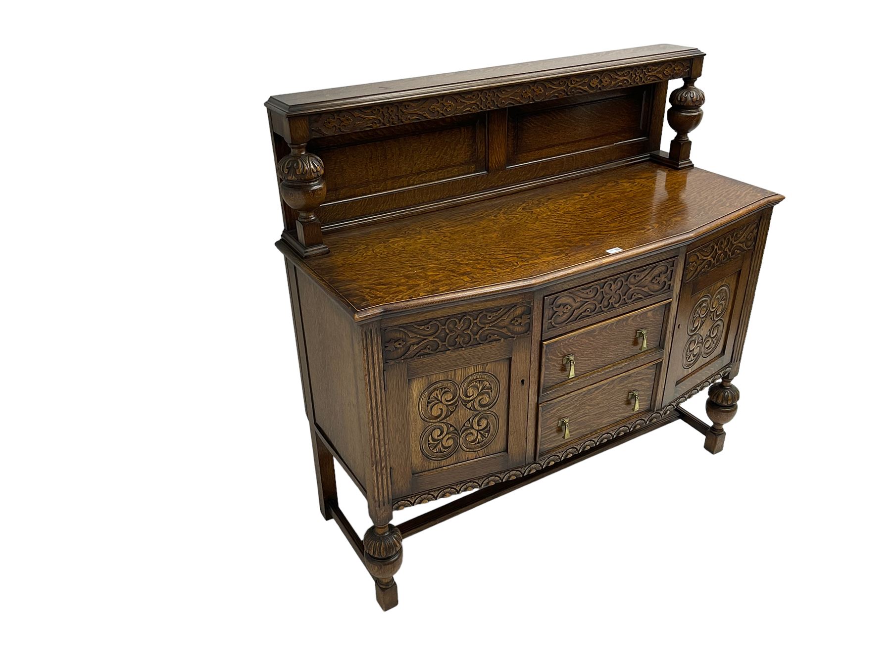 Early 20th century oak sideboard - Image 4 of 6