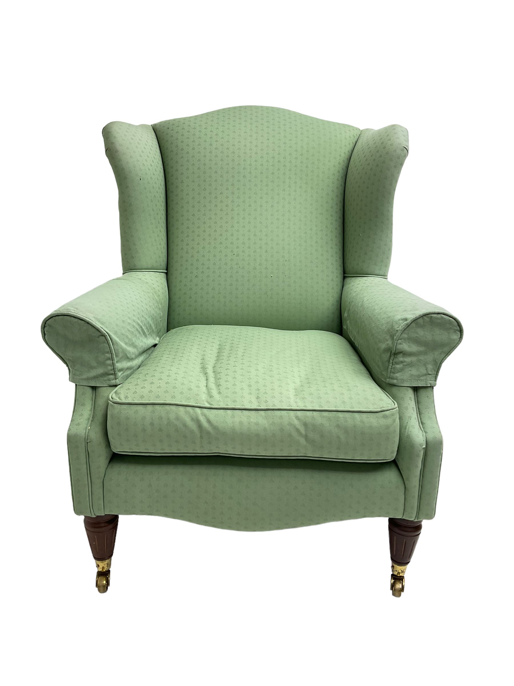 Wingback armchair - Image 2 of 6