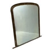 19th century gilt framed overmantle mirror