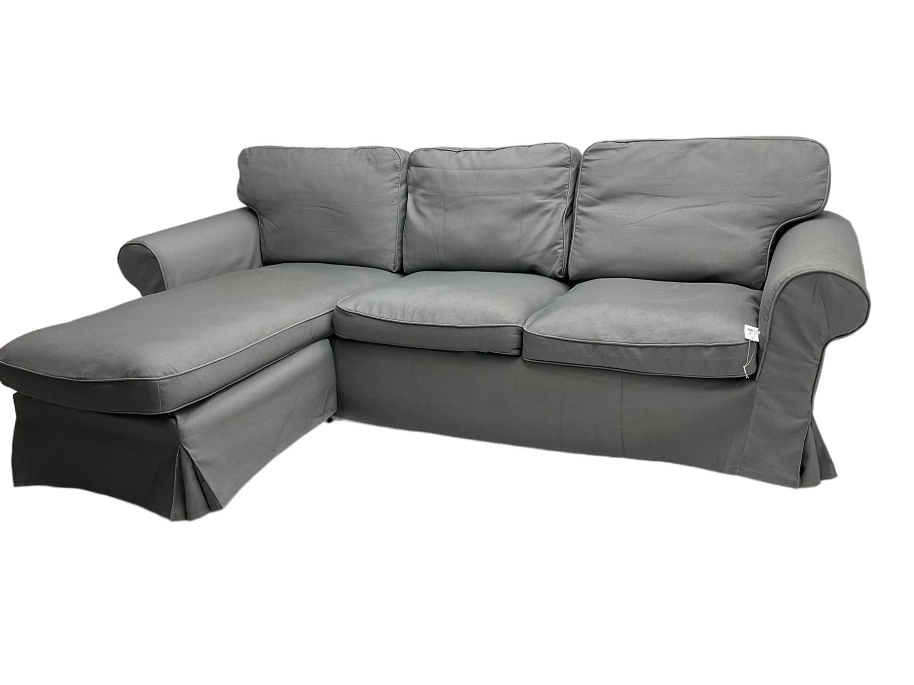 IKEA - 'EKTORP' three seat corner sofa - Image 2 of 6