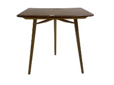 Lucian Ercolani for Ercol - Model 265 light elm and beech table extender / occasional table Notes: